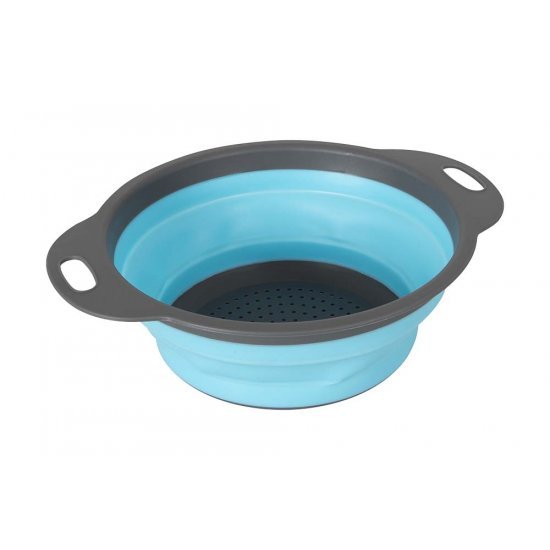 Gimex Strainer Foldable Silicone Blue