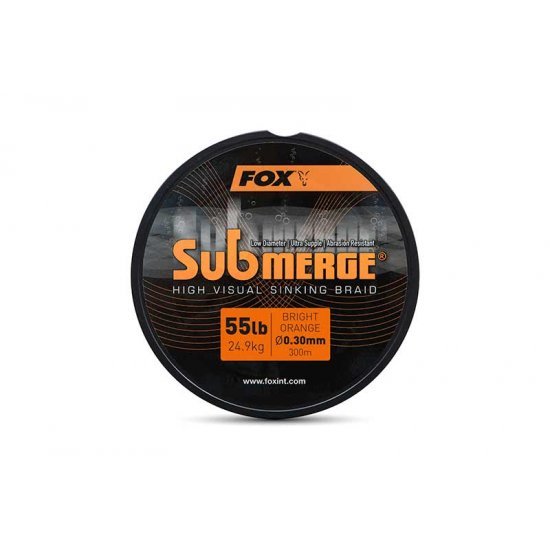 Fox Submerge Orange Sinking Braid 300m 0.30mm
