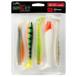Fox Rage Spikey Shad 6cm Ultra UV Mixed Color Pack 5 Pieces - Fox Rage  Spikey Shad 6cm Ultra UV Mixed Color Pack 5 Pieces