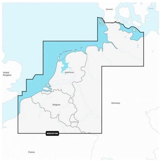 Garmin Navionics+ map NSEU076R Benelux and Germany West