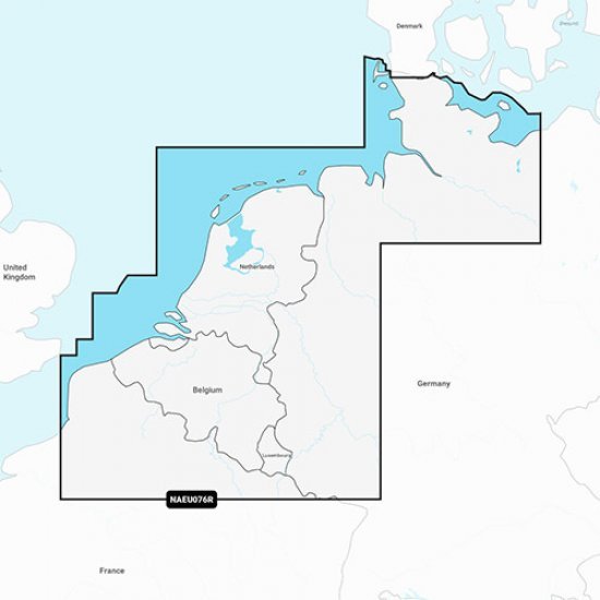 Navionics+ MSD Card - Benelux and Germany, West