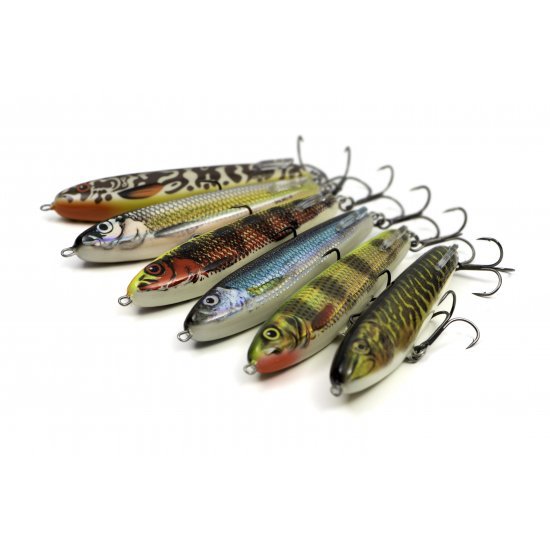 Salmo Sweeper Sinking 12cm Holo Red Perch