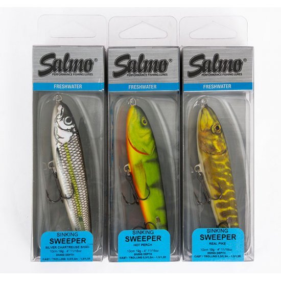 Salmo Sweeper Sinking 10cm Hot Perch