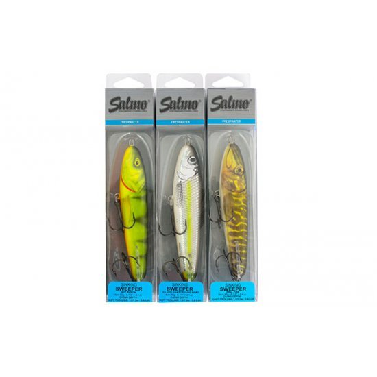 Salmo Sweeper Sinking 14cm Silver Chartreuse Shad