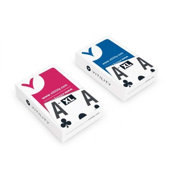 Vitility Playing cards With large symbols