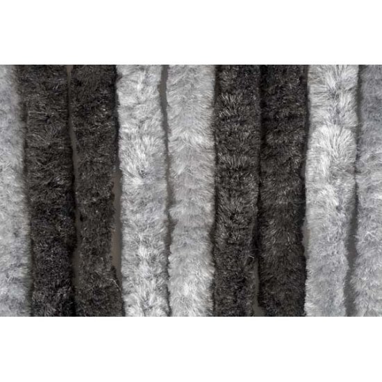Arisol Fly Curtain Cat Tail 220x90cm Grey/Anthracite