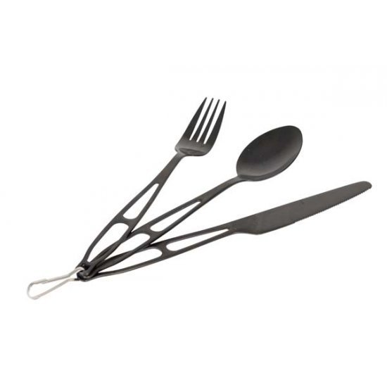 Bo-Camp Outdoor cutlery In Cover 3 Pieces