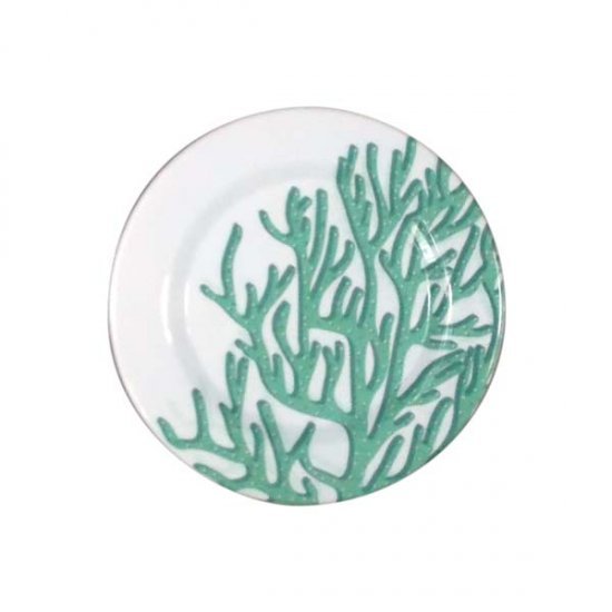 Sunvibes Plate Small Melamine Corail 6 Pieces