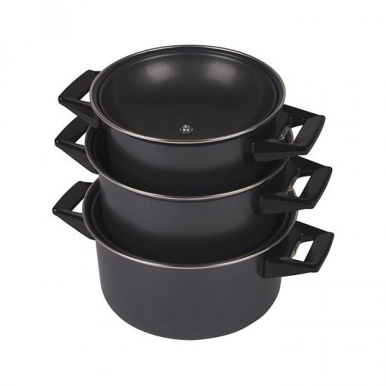 Bo-Camp Cookware set Rondo 3 Pieces Carbon steel