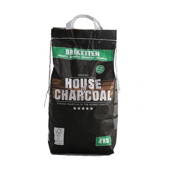 No Label Charcoal briquettes Long Life 4 kg