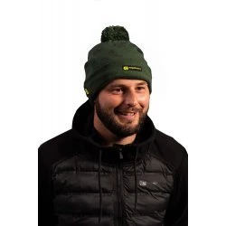 RidgeMonkey APEarel Bobble Beanie Hat Green